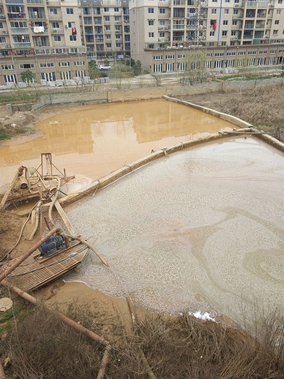 广昌沉淀池淤泥清理-厂区废水池淤泥清淤